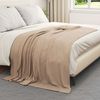 vidaXL Überwurfdecke Kamel 200 x 150 cm Fleece 42017010 Bild 3