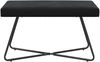 vidaXL Bank Uni Schwarz 80 x 40 x 45 cm Samt 42038335 Bild 5