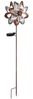2er Set LED Solarleuchte, Windrad, Erdspieß, gold-silber, H 92 cm Bild 5