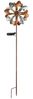 2er Set LED Solarleuchte, Windrad, Erdspieß, gold-silber, H 92 cm Bild 4