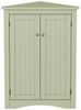 Flieks Eckschrank (1-St, B61,5xT34,5xH80 cm) Badkommode Mehrzweckschrank Eckkommode mit 3 Fächern Grün Bild 4