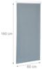 Relaxdays Graues Thermorollo 160 cm lang Bild 5