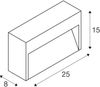SLV 1006404 CONCRETO M Wandaufbauleuchte außen Beton grau IP65 Bild 4