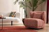 Sitzgruppe/Sofa Set - Wohnzimmergarnitur "Rose" 3+3+1-Beige/Hellrot Bild 5