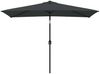vidaXL Sonnenschirm mit Metall-Mast 300x200 cm Anthrazit 44501 Bild 2