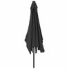 vidaXL Sonnenschirm mit Metall-Mast 300x200 cm Anthrazit 44501 Bild 4