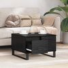 vidaXL Couchtisch Schwarz Eichen-Optik 55 x 55 x 36,5 cm Holzwerkstoff 881665 Bild 4