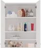 ibonto WASCHMASCHINENUMBAUSCHRANK ANTHRAZIT laminierter Spanplatte 64x90x30cm (H 90 x T 30 x B 64 cm) Bild 5