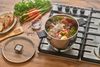RESTO Kitchenware Kochtopf Anser, energiesparend und spülmaschinenfest, im Geschenkkarton, Edelstahl 18/10 (2-tlg), Geeignet für alle Herdarten, auch Induktion, mit klappbaren Griffen Bild 3