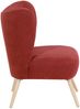 Sessel Kathy Bezug Veloursstoff Buche natur / terracotta 22649 Bild 3