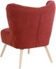Sessel Kathy Bezug Veloursstoff Buche natur / terracotta 22649 Bild 4