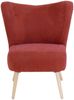 Sessel Kathy Bezug Veloursstoff Buche natur / terracotta 22649 Bild 2