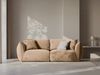 Micadoni Sofa Chris 3-Sitzer Samt Sand Bild 4