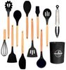 Intirilife Kochbesteck-Set (Set, 12-tlg, Set), Küchenutensilien Set Zange Schneebesen Pfannenwender Schöpfkelle Bild 2