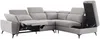 Vente-unique - CADILO Sofa Stoff Grau - B 221 cm x H 83 cm x L 279 cm Bild 5