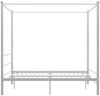 vidaXL Himmelbett Weiß Metall 160x200 cm 325064 Bild 3