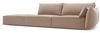 Micadoni Sofa Kaelle 4-Sitzer Links Samt Beige Bild 2