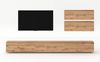 AX LIVING Anbauwand Loriano V Wohnwand braun Eiche Wotan 300 cm breit Bild 2
