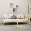 vidaXL Tagesbett mit Matratze 90x200 cm Kiefer Massivholz [3083564] Bild 3
