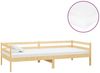vidaXL Tagesbett mit Matratze 90x200 cm Kiefer Massivholz [3083564] Bild 2