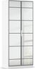 rauch Acero, Garderobenschrank in moderner Loft-Optik, 2-türig, 2 Glastüren, mit 4 Einlegeböden, Farbe Weiß, BxHxT 91x210x41cm Bild 3
