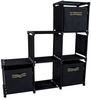 Bo-Camp Stoffschrank Faltschrank Troutman Campingschrank Stoff Schrank Schubladen Garderobe Bild 3