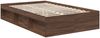 vidaXL Bettrahmen Braun Eichen-Optik 120 x 190 cm Massives Kiefernholz 3412931 Bild 5