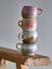 Bloomingville Espressotasse Bloomingville Espresso Tasse PAULA Rosa Blau mit Henkel Bild 4