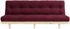 Karup Design LEAN Futonsofa Gestell Natur, Matratze Bordeaux Bild 4