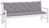 vidaXL Gartenbank-Auflagen 2 Stk. Grau 180x50x7 cm Oxford-Gewebe 361717 Bild 4