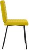 vidaXL Esszimmerstühle 6 Stk. Gelb Samt 3315533 Bild 5