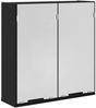vidaXL Spiegelschrank mit Regal Schwarz Eichen-Optik 64 x 20 x 67 cm 862096 Bild 2