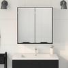 vidaXL Spiegelschrank mit Regal Schwarz Eichen-Optik 64 x 20 x 67 cm 862096 Bild 4