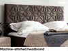 MEBLINI Boxspringbett BORGIO 200x200 cm mit Bettkasten – H3/Braun Samt Polsterbett - Gepolstert Doppelbett mit Matratze und Topper - Polsterbett mit Stauraum - Bett mit Kopfteil – Stauraumbett Bild 4