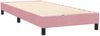 vidaXL Boxspringbett mit Matratze Rosa 80x220 cm Samt 3316238 Bild 5
