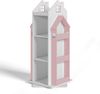 Drehbares Kinderregal Vipsali 108x40x40 cm Rosa/Weiß [en. casa] Bild 4