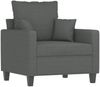 vidaXL Sessel Dunkelgrau 60 cm Stoff 359252 Bild 2