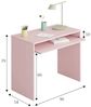 Dmora Ajeje Schreibtisch, Büroschreibtisch mit Regal, Arbeitstisch für PC für Büro oder Schlafzimmer, Arbeitstisch, 90 x 54 x 79 cm, Pink Bild 3