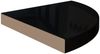 vidaXL Eck-Schweberegale 2 Stk. Hochglanz-Schwarz 35x35x3,8 cm MDF 323911 Bild 4