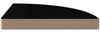 vidaXL Eck-Schweberegale 2 Stk. Hochglanz-Schwarz 35x35x3,8 cm MDF 323911 Bild 5