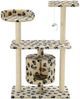 vidaXL Katzen-Kratzbaum Sisal 95 cm Beige Pfoten-Aufdruck 170515 Bild 3