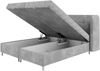 AX LIVING Boxspringbett 140x200 mit Bettkasten Salvio in Hellgrau Bild 5