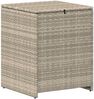 vidaXL Kissenbox Hellgrau 55 x 55 x 69 cm Poly-Rattan 42026743 Bild 2