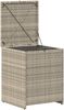 vidaXL Kissenbox Hellgrau 55 x 55 x 69 cm Poly-Rattan 42026743 Bild 4