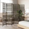 vidaXL Paravent 6-tlg. Braun Poly Rattan 365385 Bild 3