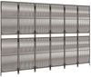 vidaXL Paravent 6-tlg. Braun Poly Rattan 365385 Bild 4