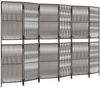 vidaXL Paravent 6-tlg. Braun Poly Rattan 365385 Bild 2
