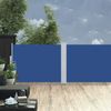 vidaXL Ausziehbare Seitenmarkise Blau 100 x 1000 cm 48476 Bild 3