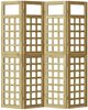 vidaXL Sichtschutz Honigbraun 160 x 180 cm Massivholz Kiefer 3385875 Bild 5