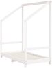 vidaXL Kinderbett Weiß 2x(70x140) cm Massivholz Kiefer 3200593 Bild 4